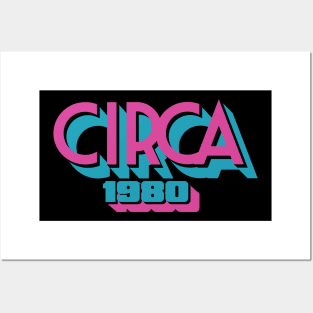 Circa 1980 Logo Posters and Art